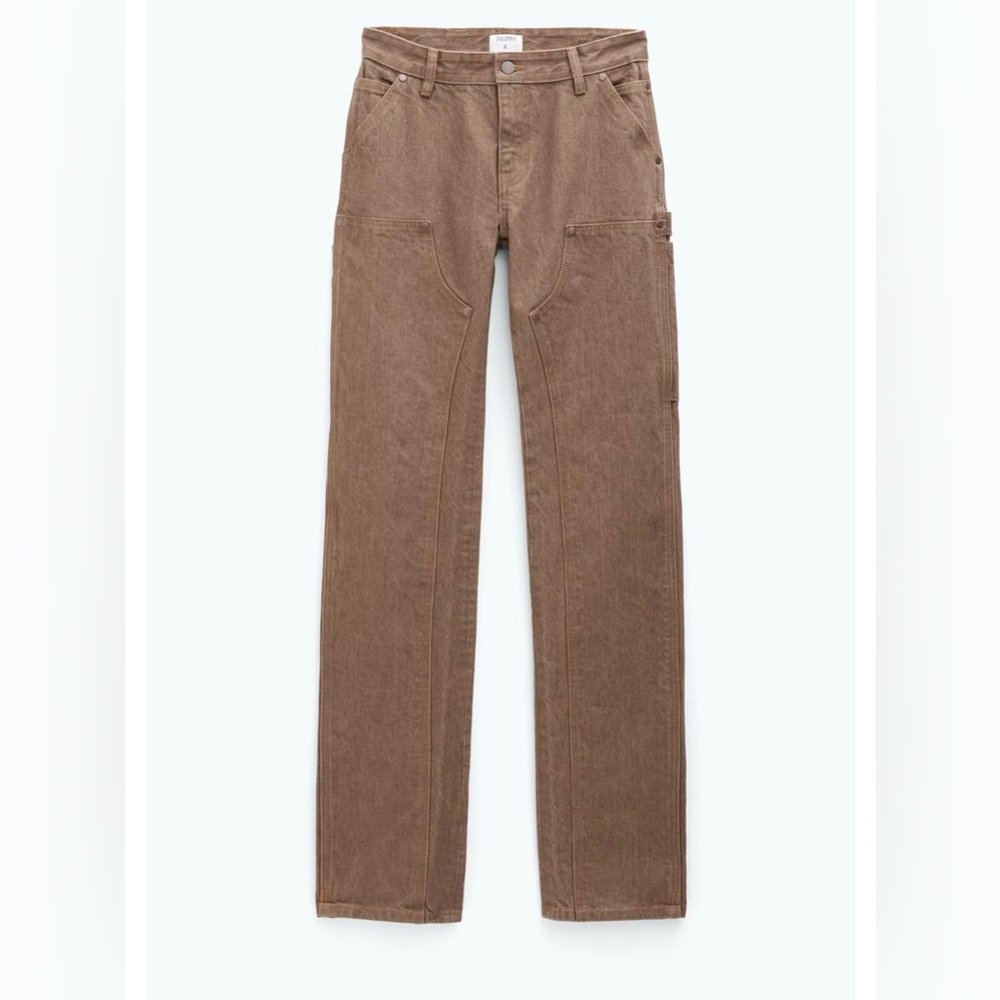 Filippa K Carpenter Cane Brown Jeans Pants